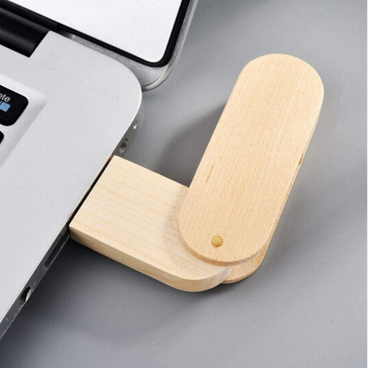 Pendrive Plegable Madera Llavero 16 GB