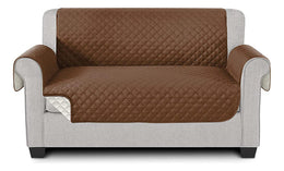 Funda Cobertor Protector Sofá Sillón 2 Cuerpos Café