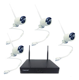 Kit 4 Cámaras + DVR Full HD WIFI VGA HDmi