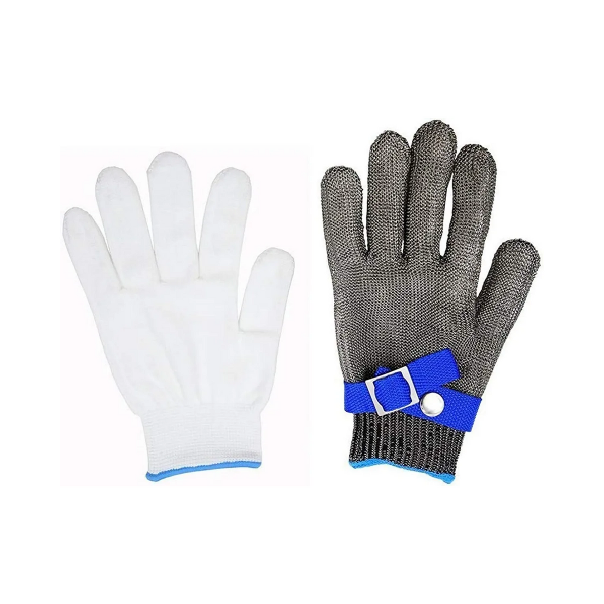 Guante Anti Corte Carnicero Resistente Ambidiestro Acero Inoxidable