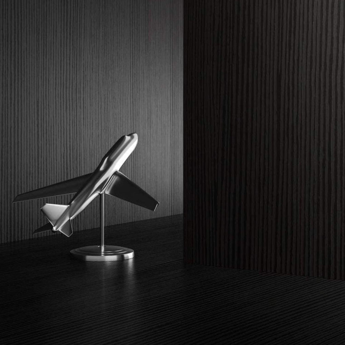 Set 4 Repisas Flotantes Rectas Soporte Negro 2x 40 CM - 2x 60 CM