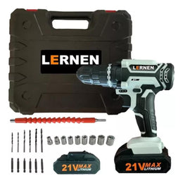 Kit Taladro Destornillador Inalámbrico 21 V + 2 Baterías