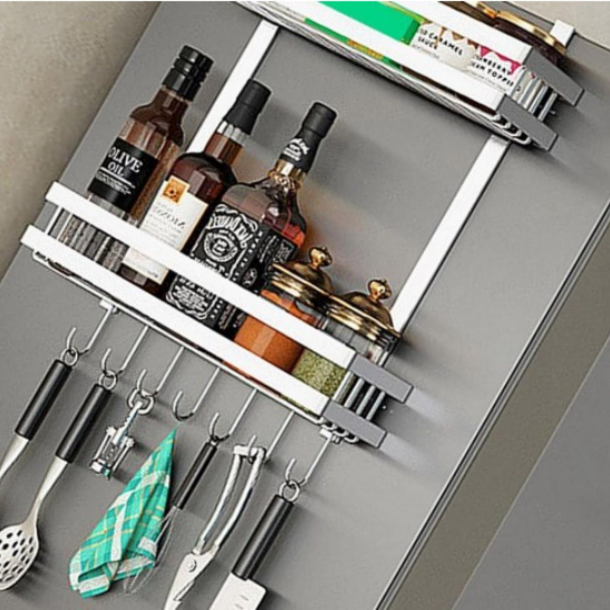 Organizador Estante Lateral Cocina Refrigerador