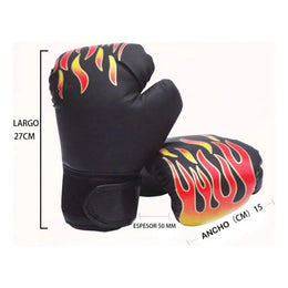 Guantes Entrenamiento Boxeo Artes Marciales Niño Negro