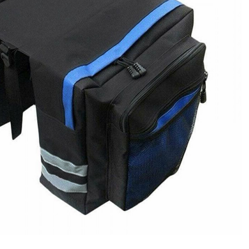 Bolso Bicicleta Organizador Tela 70x30x12 CM Azul