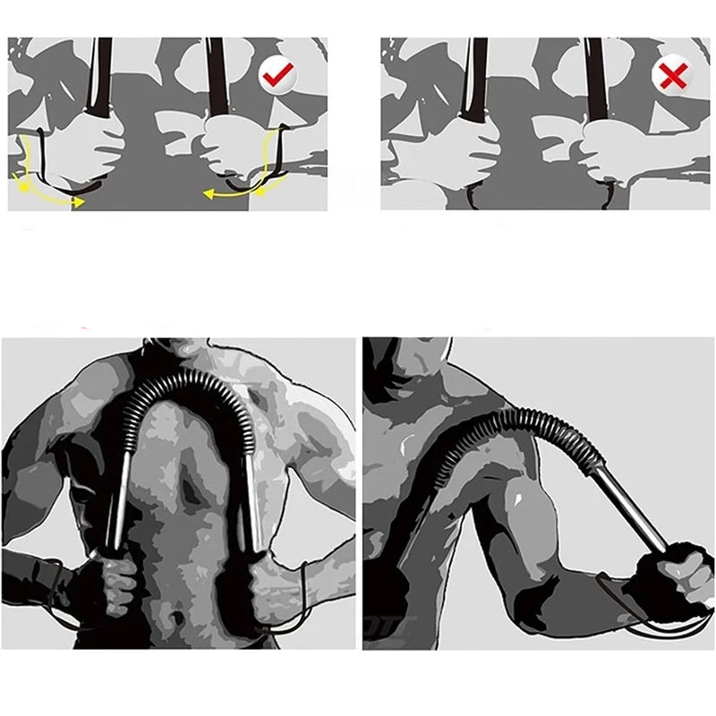 Barra Torsión Deportiva Ejercicios Brazo Fitness 50 KG