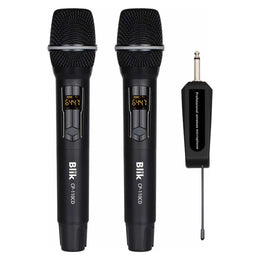 Pack 2 Micrófonos Blik Inalámbricos Receptor Karaoke