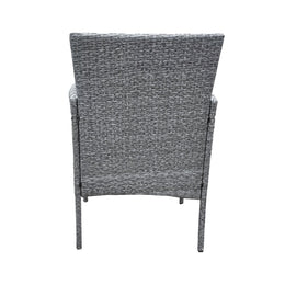 Juego Comedor Terraza Jardín Rattan 4 Piezas