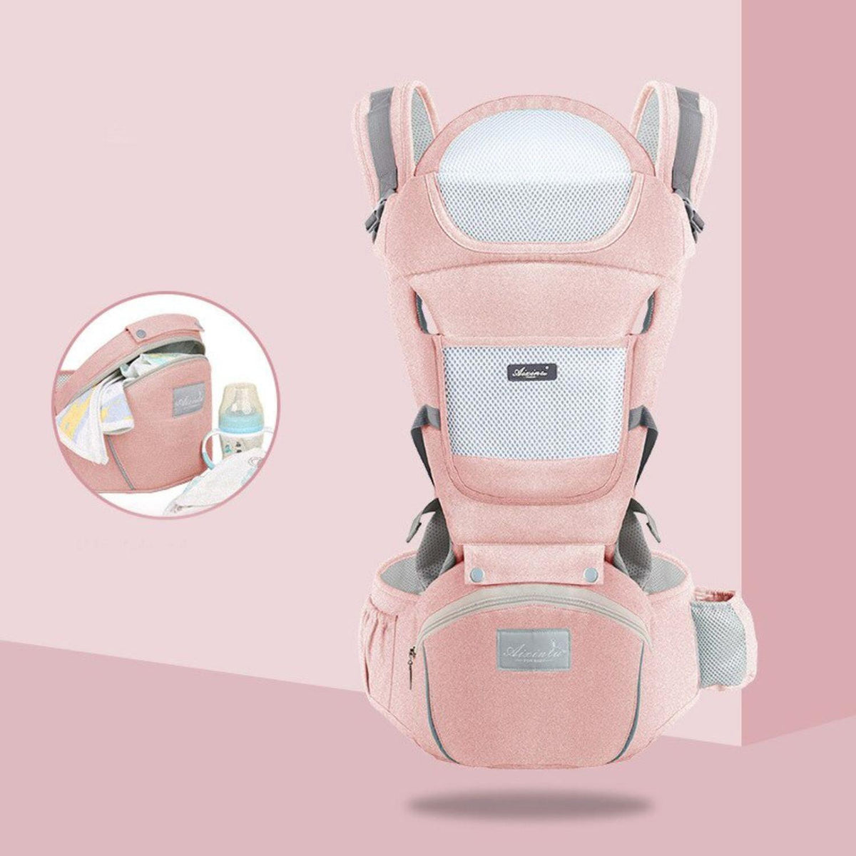 Hombro Mochila Porta Bebe Con Asiento Mochila Porta Bebes