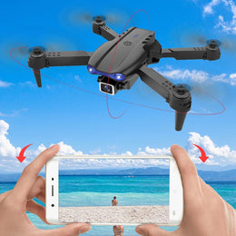 Drone Aéreo WIFI 2 Cámaras Recargable Estuche 20 MTS
