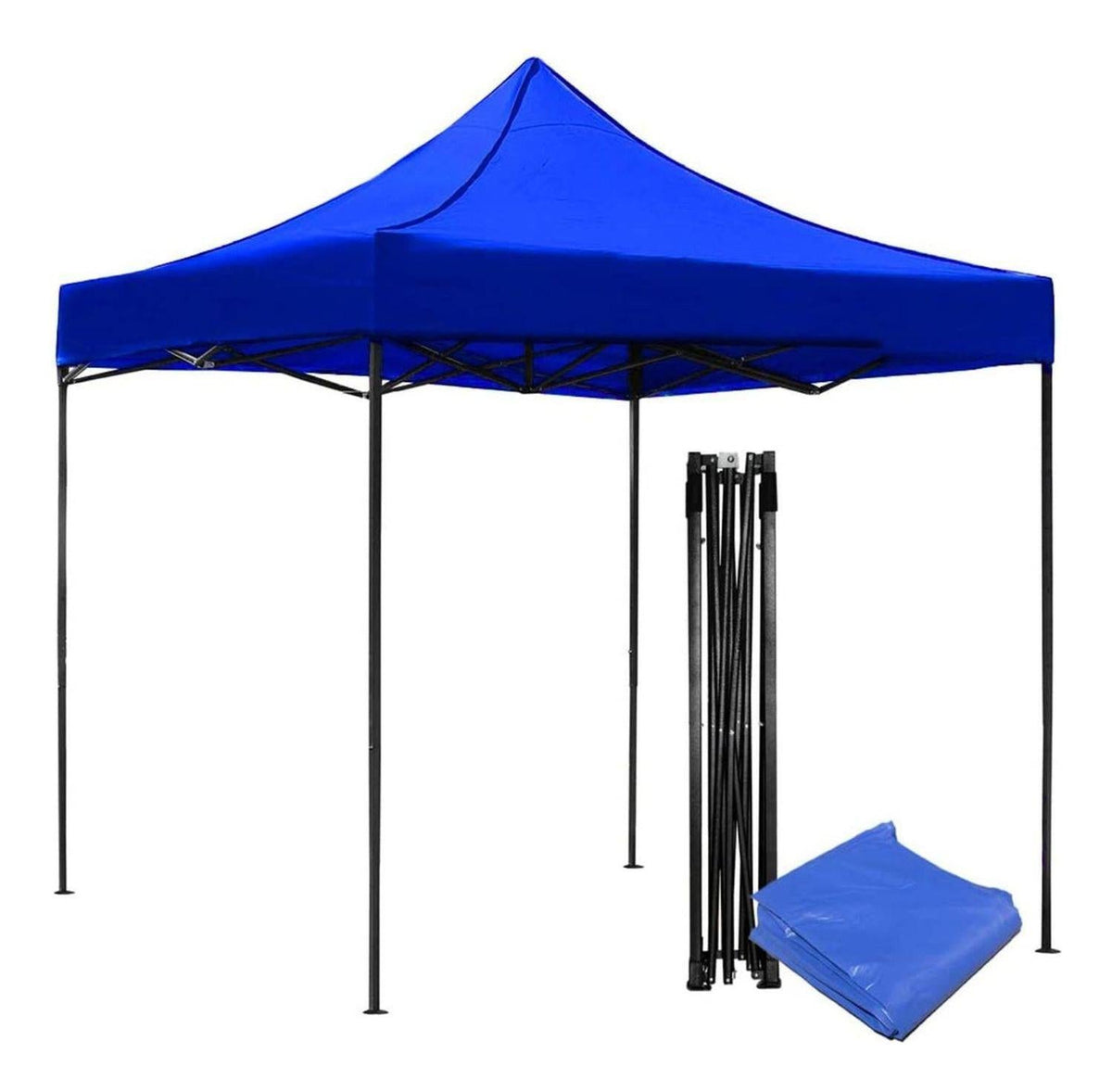 Toldo Carpa Plegable 3 x 3 m Azul – imagen 1 de 6