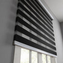 Cortina Roller Dúo Zebra Negra 60x220 CM