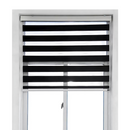Cortina Roller Dúo Zebra Negra 160x220 CM