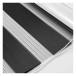 Cortina Roller Dúo Zebra Negra 160x220 CM
