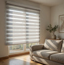 Cortina Roller Persiana Dúo Gris 120x120 CM
