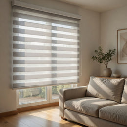 Cortina Roller Persiana Dúo Gris 180x220 CM