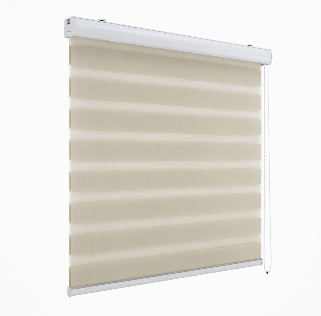 Cortina Roller Persiana Dúo Beige 60x220 CM