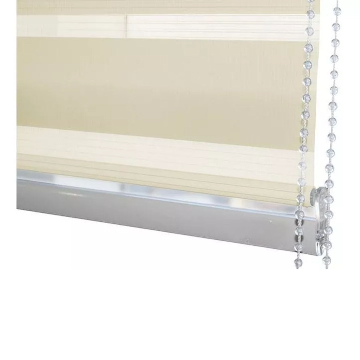 Cortina Roller Persiana Dúo Beige 90x220 CM