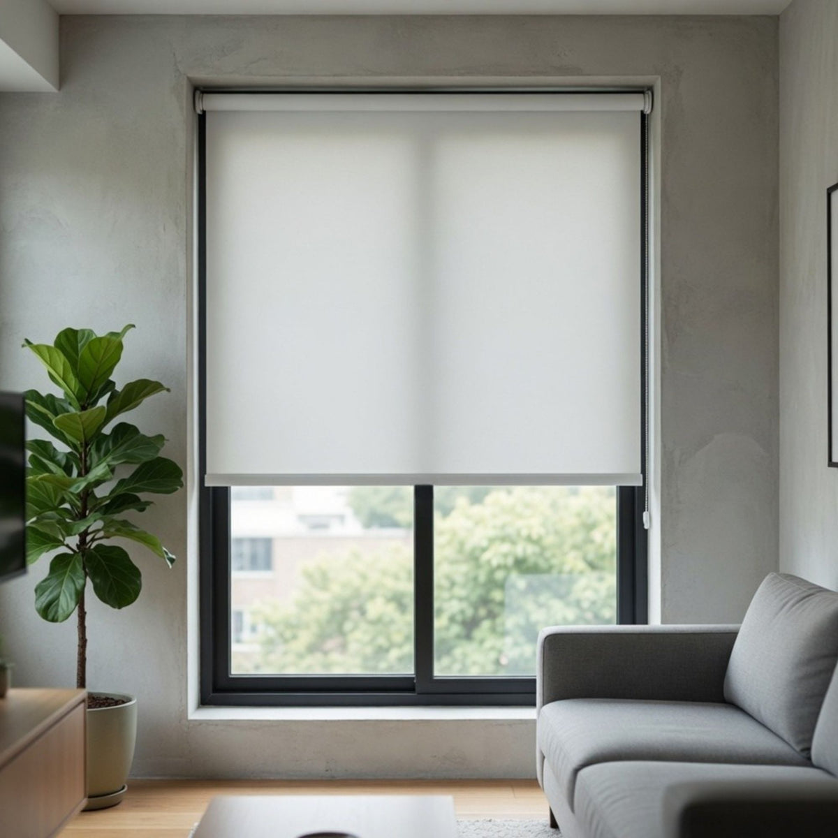 Cortina Roller Black Out Blanco 200x240 CM