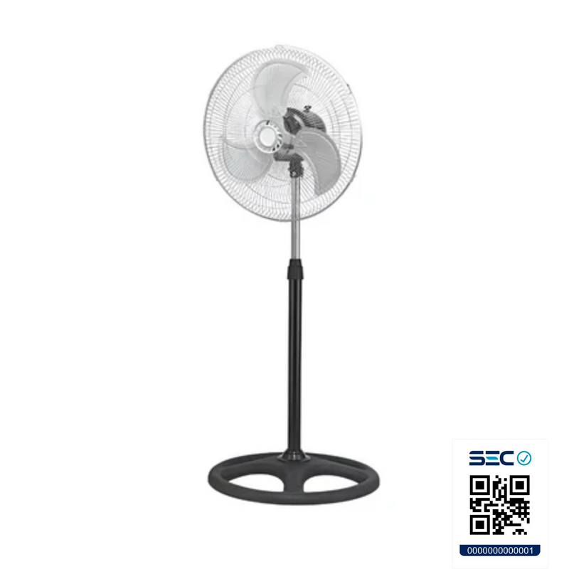 Ventilador Pie Giratorio Aspa Metal 18