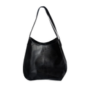 Cartera Bolso Negro Ecocuero 33x32x12 CM