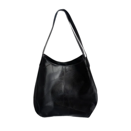 Cartera Bolso Negro Ecocuero 33x32x12 CM