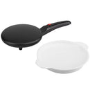 Panquequera Sartén Eléctrico Antiadherente 20 CM Negro