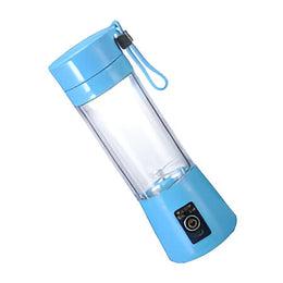 Batidora Licuadora Juguera Portátil USB Recargable 400 ML Celeste