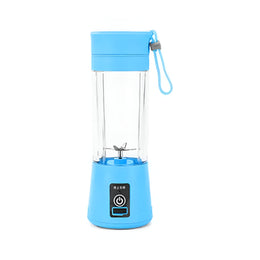 Batidora Licuadora Juguera Portátil USB Recargable 400 ML Celeste