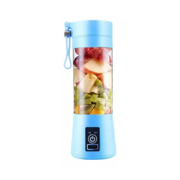 Batidora Licuadora Juguera Portátil USB Recargable 400 ML Celeste
