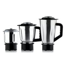 Licuadora 3 En 1 Vaso Metal 1,5 LT 350 W Potencia Negro