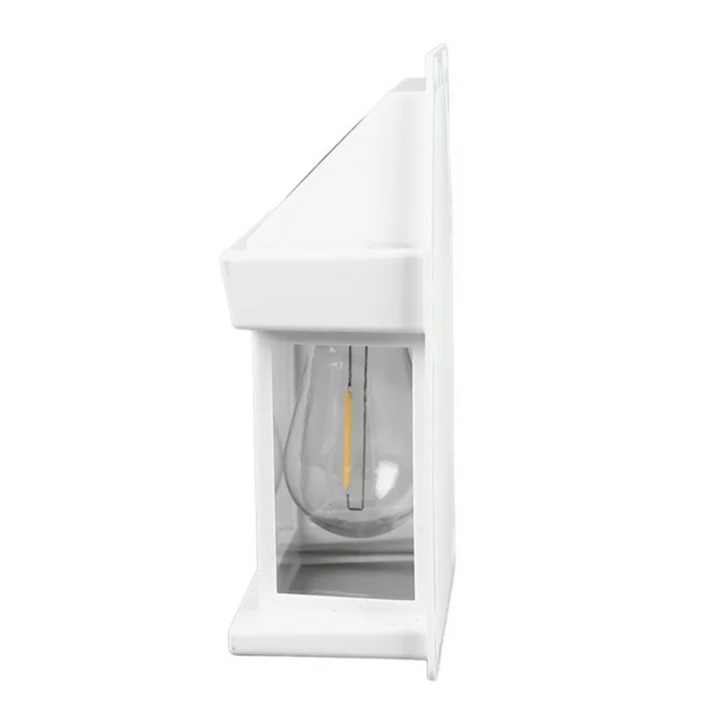 Farol Foco Solar Pared Sensor Movimiento 3.2 V Luz Fría Blanco