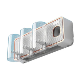 Dispensador Automático Pasta Dientes Porta Cepillo Blanco