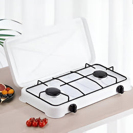 Cocinilla Encimera Gas 2 Quemadores Tapa