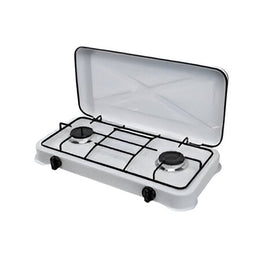 Cocinilla Encimera Gas 2 Quemadores Tapa