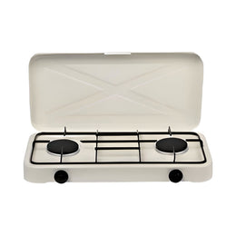 Cocinilla Encimera Gas 2 Quemadores Tapa