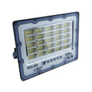 Foco Proyector Solar LED 200 Watt Dúo Panel Solar 250 LED Luz Cálida Fría Control Remoto
