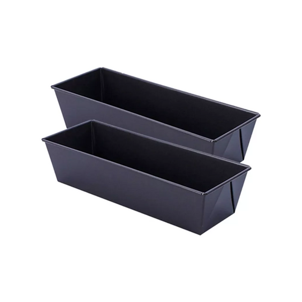 Pack 2 Moldes Rectangular Queques Pan Antiadherente 30 CM