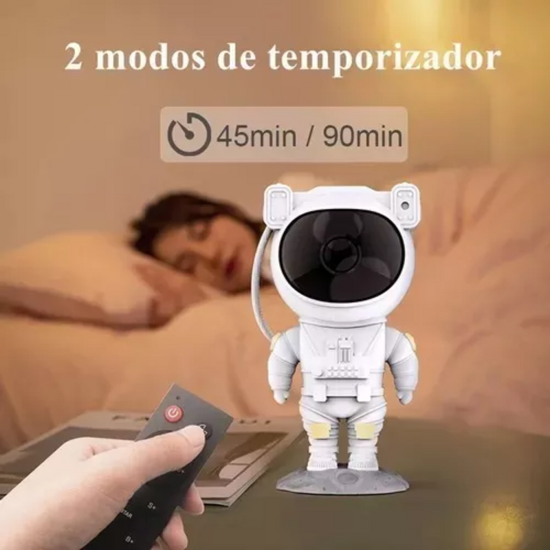 Proyector Lámpara Galaxia Astronauta Estrellas Dormitorio Noche