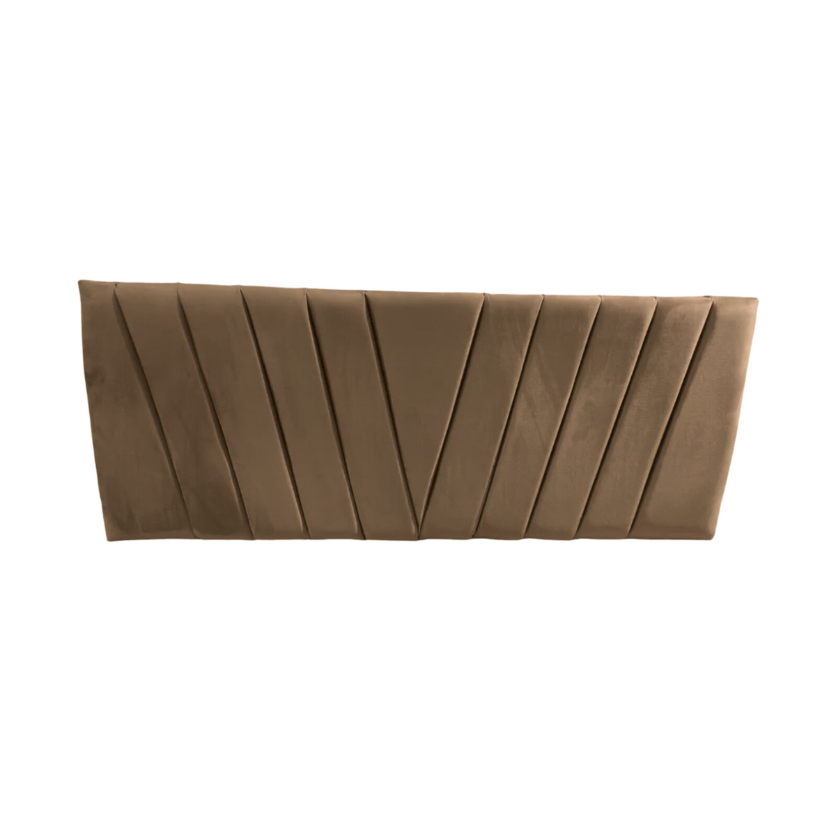 Respaldo Moderno Lineal 2 Plazas 150x60 CM Beige Claro Felpa