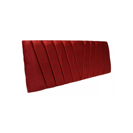 Respaldo Moderno Lineal 2 Plazas 150x60 CM Burdeo Felpa