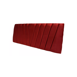Respaldo Moderno Lineal 2 Plazas 150x60 CM Burdeo Felpa