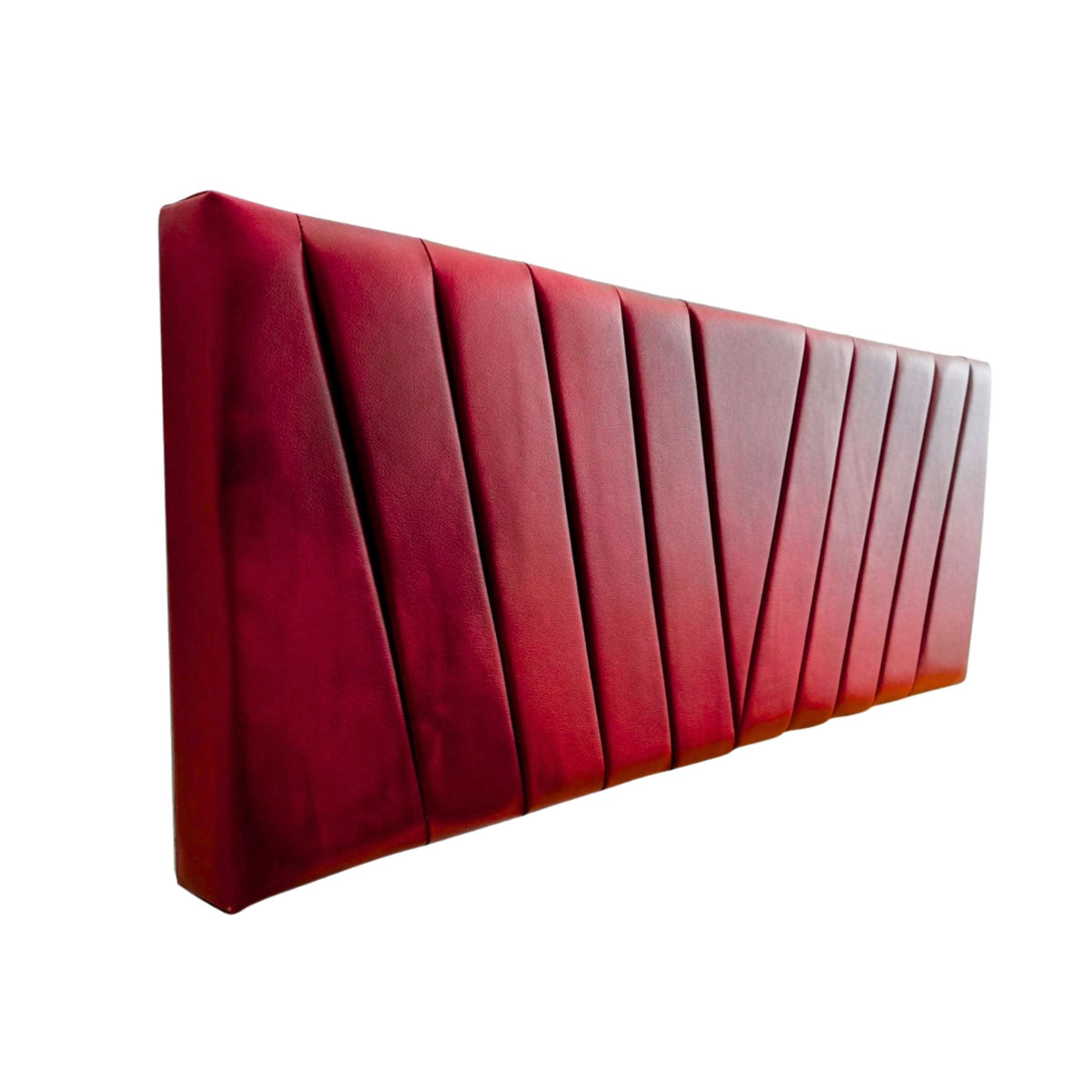 Respaldo Moderno Lineal 2 Plazas 150x60 CM Burdeo Felpa