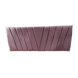 Respaldo Moderno Lineal 2 Plazas 150x60 CM Palo Rosa Felpa