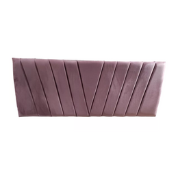 Respaldo Moderno Lineal 2 Plazas 150x60 CM Palo Rosa Felpa