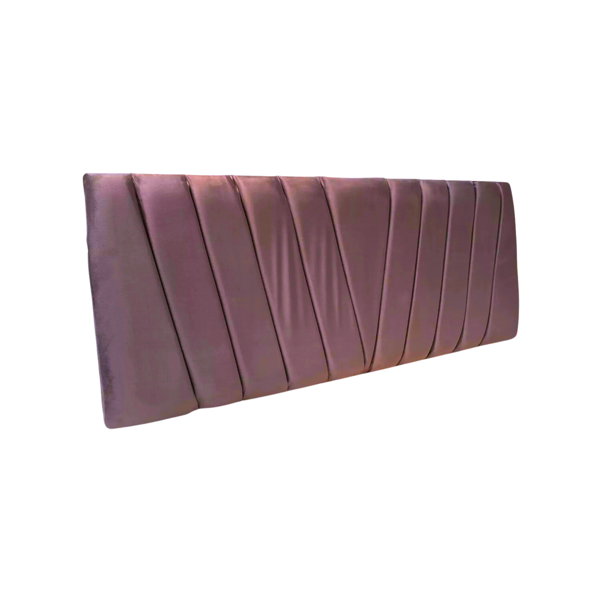 Respaldo Moderno Lineal 2 Plazas 150x60 CM Palo Rosa Felpa