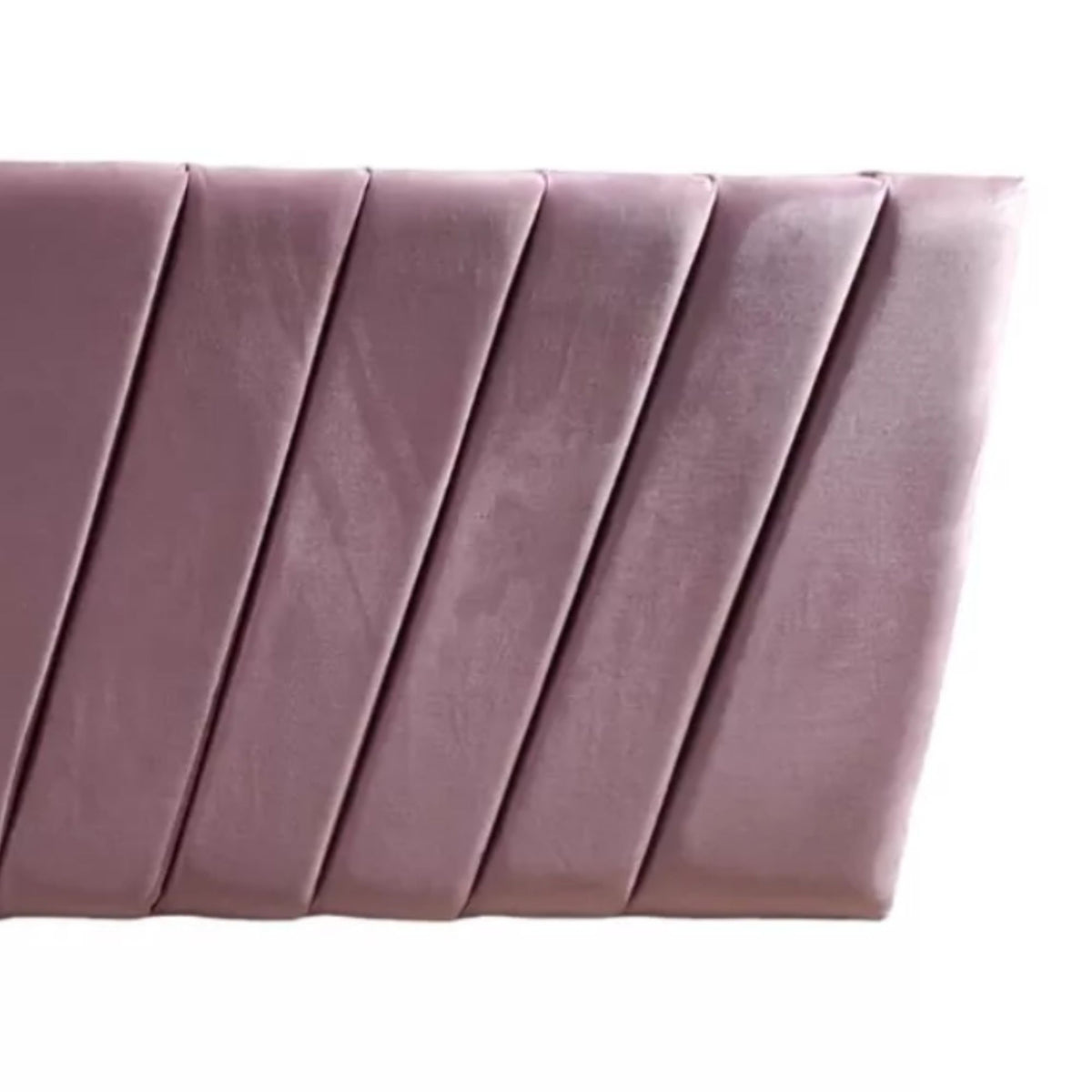 Respaldo Moderno Lineal 2 Plazas 150x60 CM Palo Rosa Felpa
