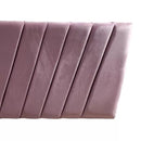 Respaldo Moderno Lineal 2 Plazas 150x60 CM Palo Rosa Felpa