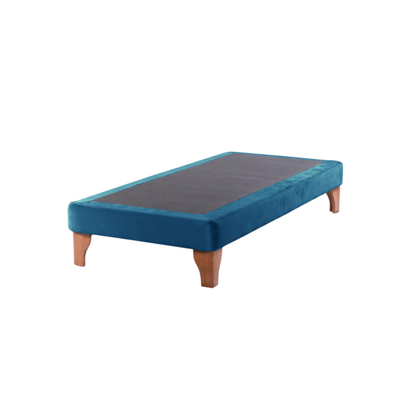 Base Cama Europea 1 Plaza 90x190 CM Azul Rey