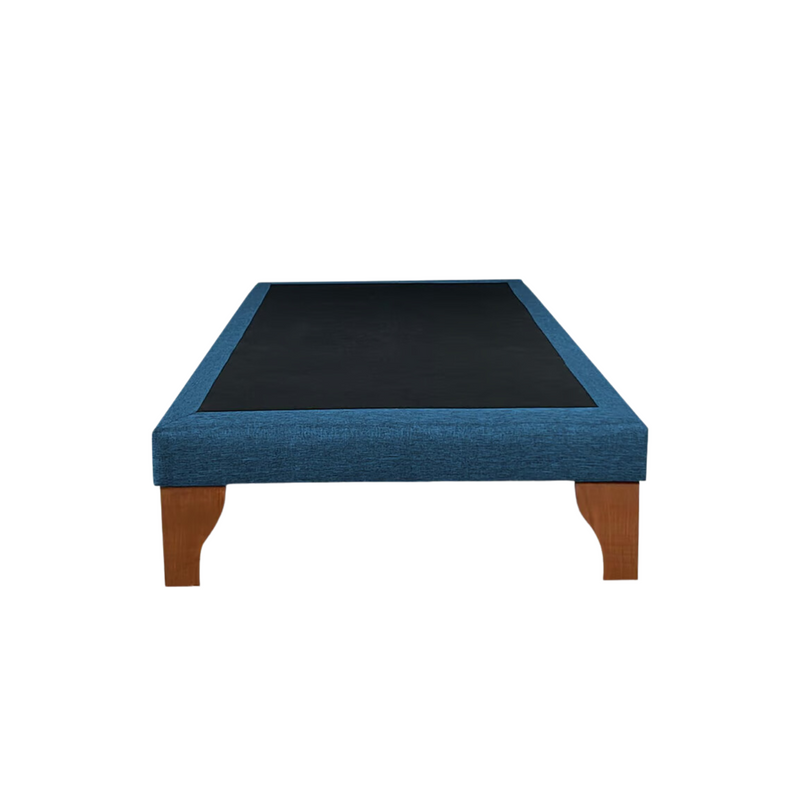 Base Cama Europea 1 Plaza 90x190 CM Azul Rey